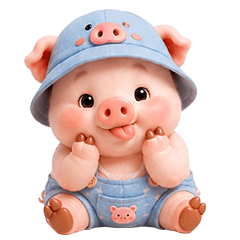 ❤️น้องหมูพิกกี้น่ารัก3❤️ no text