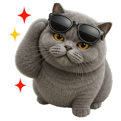 Mochi the Grumpy Gray Cat(EN)