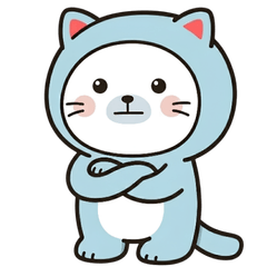 A seal in a cat costume sticker1