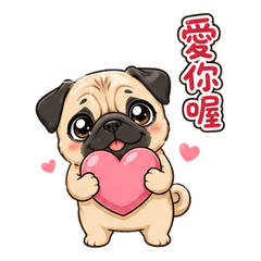 Couple Goals: Cute & Sweet Pug Life
