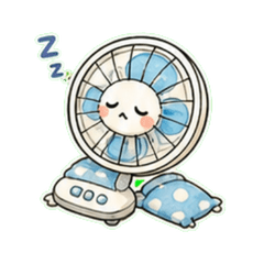 風扇睡得很香 5A9