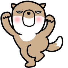 Moving Pretty Vulpes ferrilata Stickers2