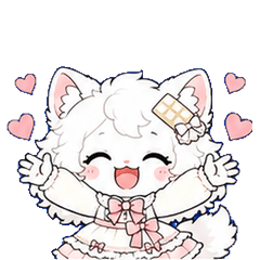 White-chan, the Youngest Chocolate Wolf