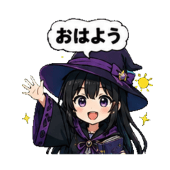 Witch Girl Daily Stickers