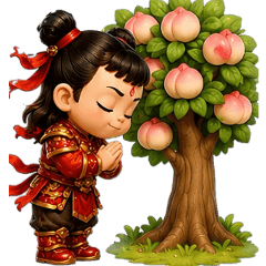 Nezha Taiwanese Proverbs Big Stickers