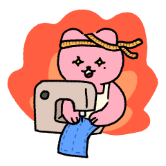 Sewing Pink bear (TW)