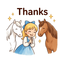 Farm Girl and Horses