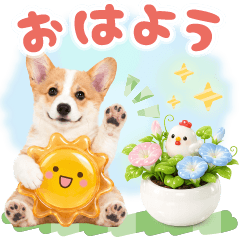 誰でも使える大人可愛い☆癒しコーギー