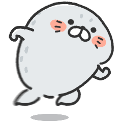 自由なあざらし　usamusiのスタンプ32