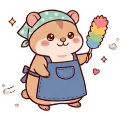 Hamuzukin's Home Chores (Apron Style)