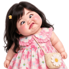 Funny face girl 244 BIG EN