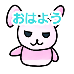 Everyday rabbit stickers for daily chats