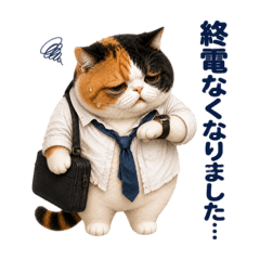社畜三花貓上班貼圖