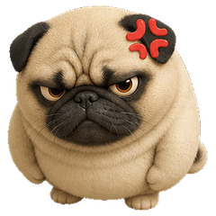 Pao Chubby Grumpy Pug