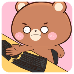 Bear Choco 8 : Pop-up stickers