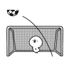 ピヨコロ　サッカー応援スタンプ