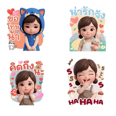 Pastel 3D Girl: Everyday Moods