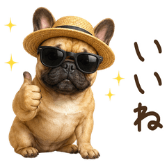 【夏】毎年使える！フレンチブルドッグ