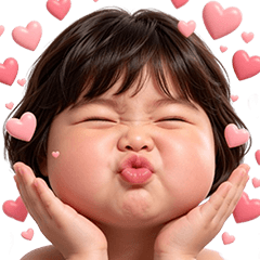 Cute, chubby girl