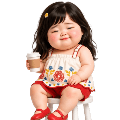 Funny face girl 245 EN