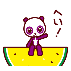 Cassis Panda, summer fruit, text
