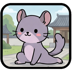 Cute Chinchilla Yoga Zen