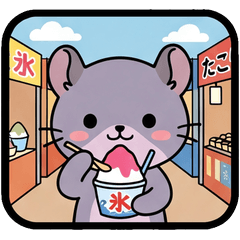 Cute Chinchilla Summer Matsuri