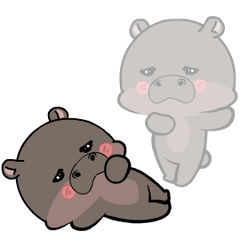 Baby Hippo 10 : Pop-up stickers