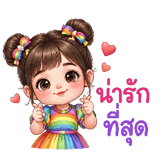 Rainbow Smile Girl