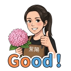 Professional hydrangea garden owner