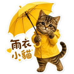 Raincoat Kitty: Sweet Daily