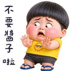 阿寶の大げさ顔