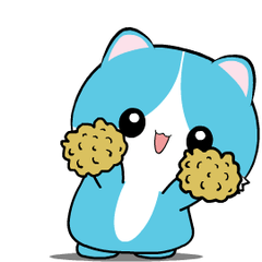 Baby Blue Cat : Pop-up stickers