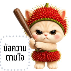 เปลี่ยนข้อความตามใจ: น้องเหมียวเงาะ