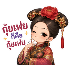 Cute Qing lady