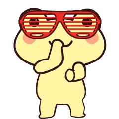 Yellow Frog 3 : Animated Stickers