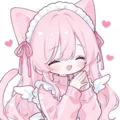 Dreamy-Cute Cat Maid (with Wings)