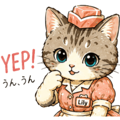 Diner Waitress Cats4