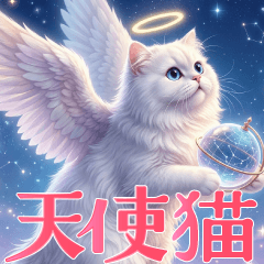 An angel cat that brings healing