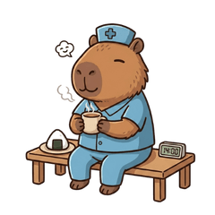 Kapimaro the Nurse: Everyday Stickers