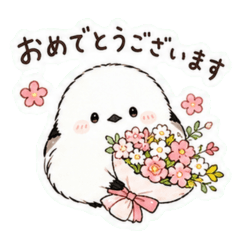Shima Enaga Celebration Stickers