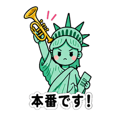 Statue of Liberty LINE stickers ver10