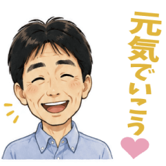 stamps of a kind man in his 50s ver3