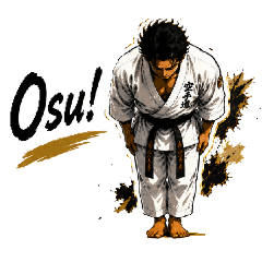 Karate Master Stickers
