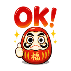Lucky Daruma coming