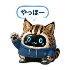 Rice ball Robot(Iriomote cat)