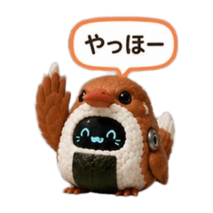Rice ball Robot(Ruddy Kingfisher)