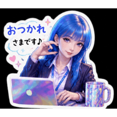 Blue Hair, Busy Days