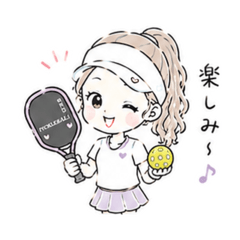 Pickleball Girl Official Stickers