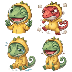 Lizard: Office Emotions & Moods